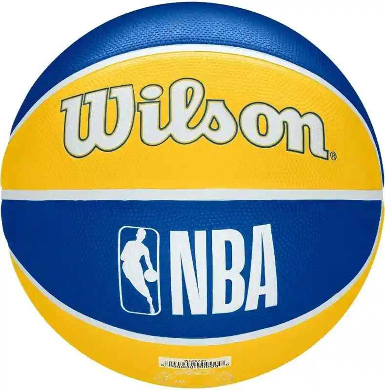 Balón De Baloncesto #7 Wilson Nba Tyde, En Caucho, Gs Warriors/ Amarillo