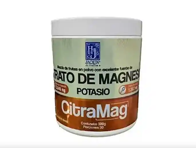 Citrato De Magnesio/potasio Jaquin 300