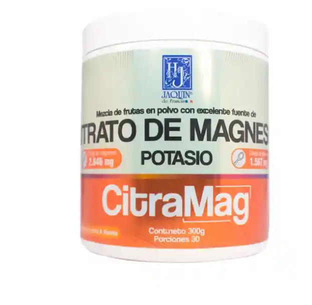 Citrato De Magnesio/potasio Jaquin 300