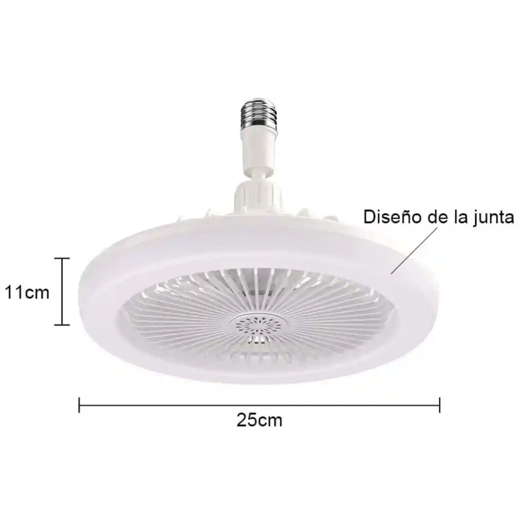 Ventilador De Anillo Led Luz Del Ventilador De Techo