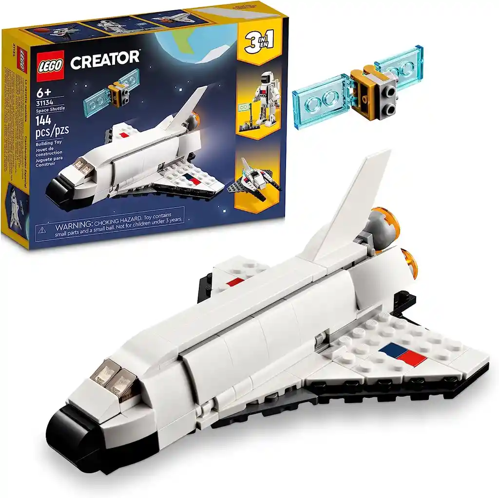 Lego Creator 3en1 Transbordador Espacial 144 Piezas