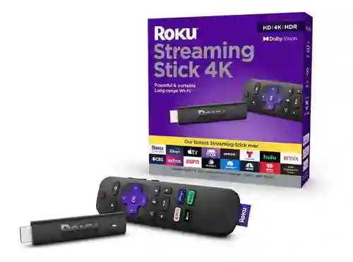 Roku Streaming Stick 4k Última Versión Smart Tv Mandos Voz