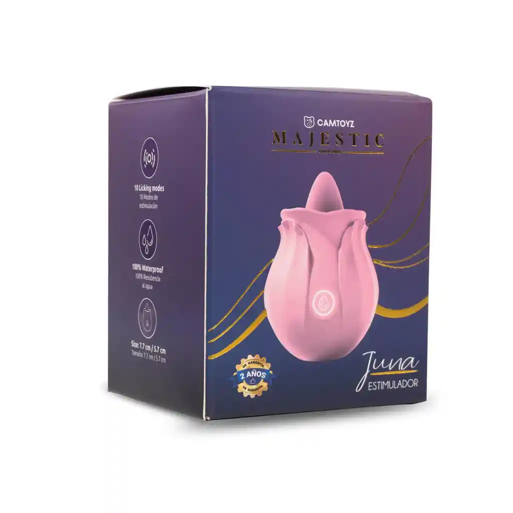 Majestic Vibrador Con Lengua Juna Camtoyz