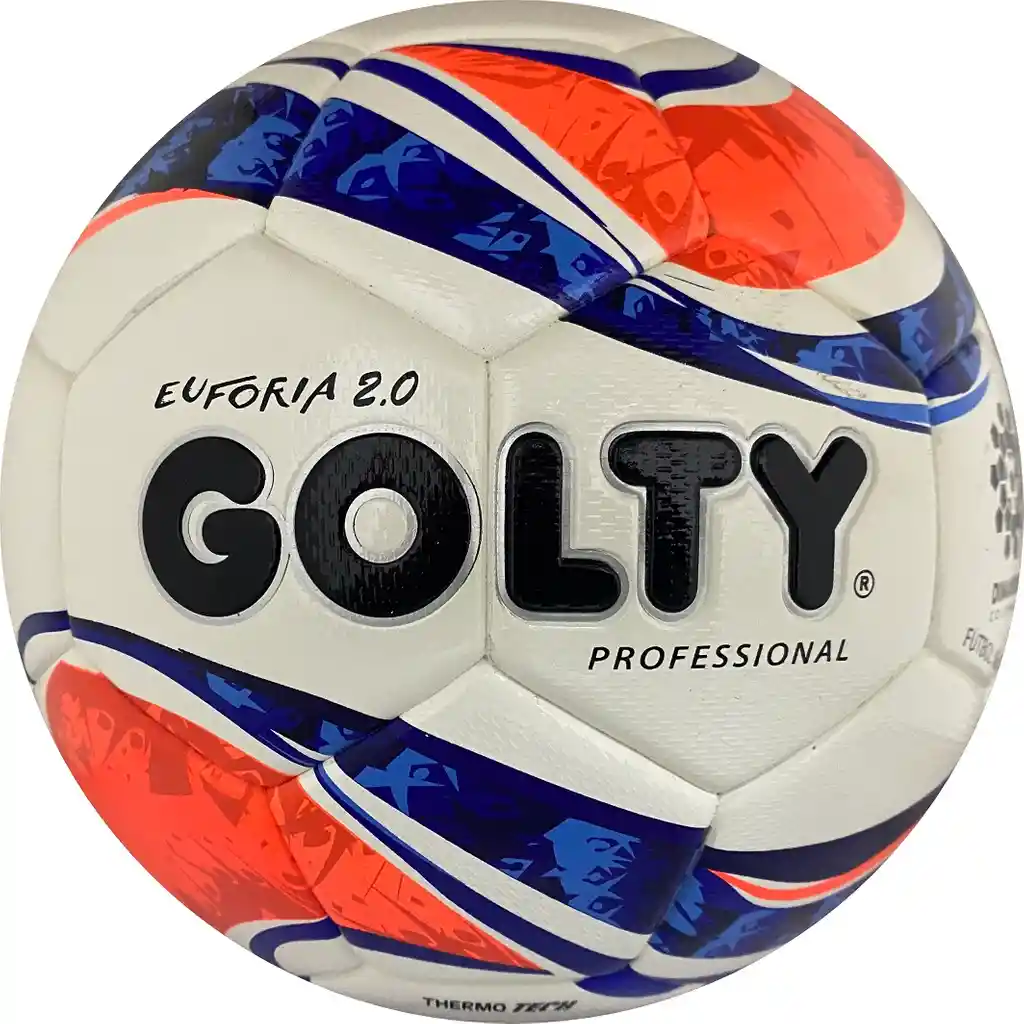 Balón De Fútbol #4 Golty Pro Euforia 2.0 Thermotech/ Blanco