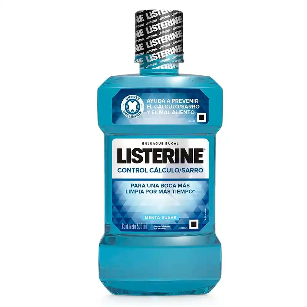 Listerine Control Calculo Y Sarro X 500ml