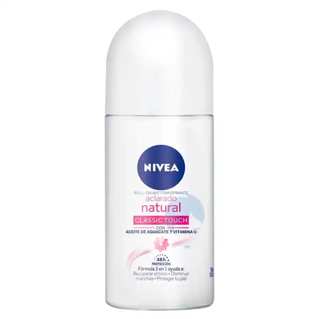 Nivea Desodorante Roll On Aclarado Natural Women X 50ml Ok