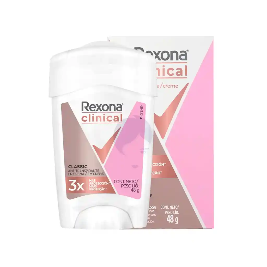 Rexona Desodorante Barra Clinical Women X 48gr