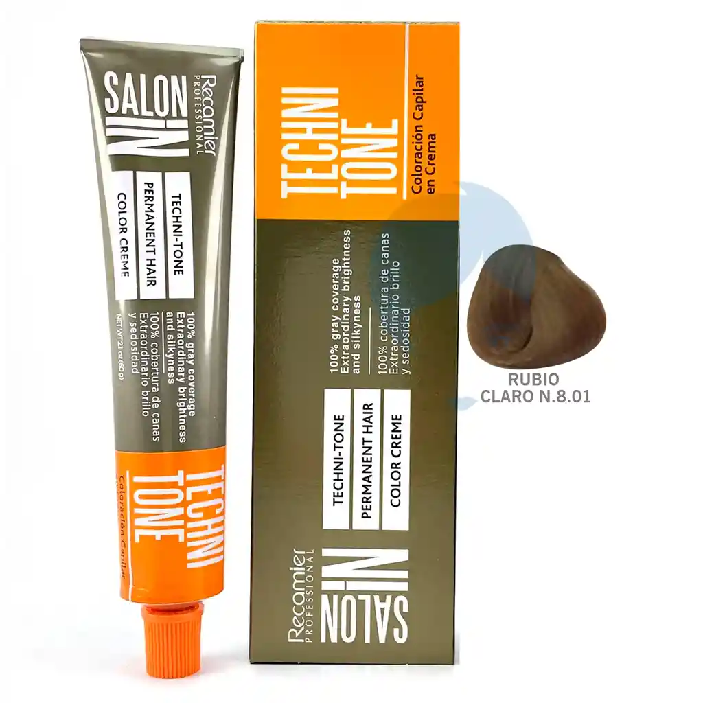 Techni Tone Tinte Rubio Claro N. 8.01 X 60gr