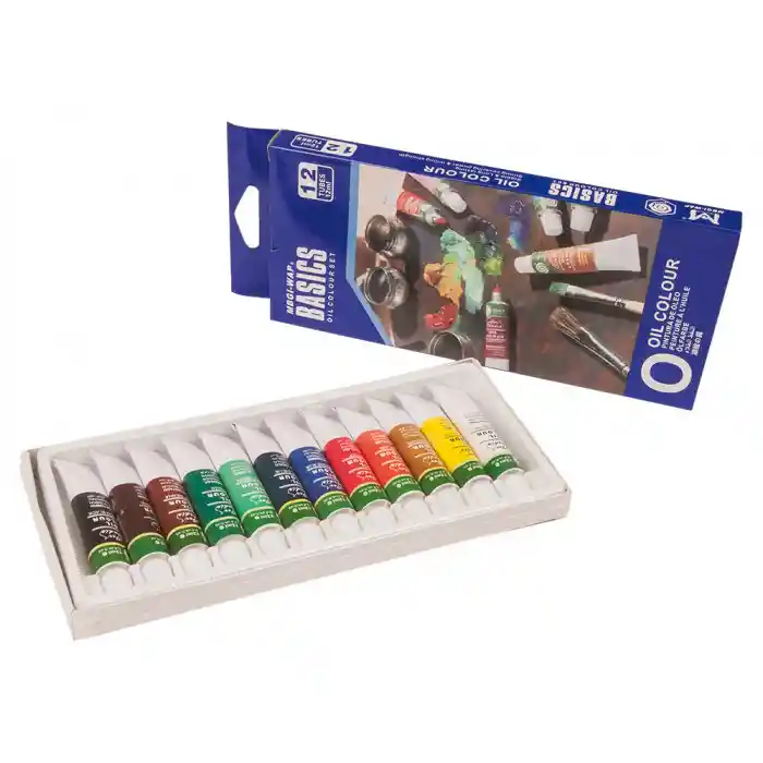 Acuarela En Tubo De 12 Ml X 12 Colores Surtidos