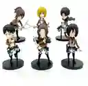 Figuras Coleccionable Shingeki No Kyojin Ataque A Los Titanes Set X 6 Levi