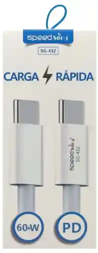 Cable Speedsong 60 Watts Carga Rapida Usb-c A Usb-c Ref Sg-432