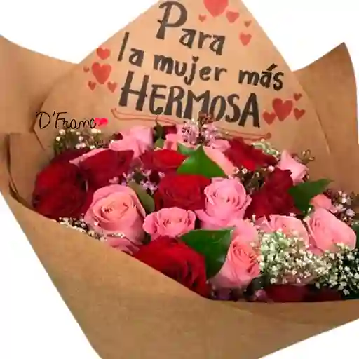 Bouquet De Rosas Combinadas