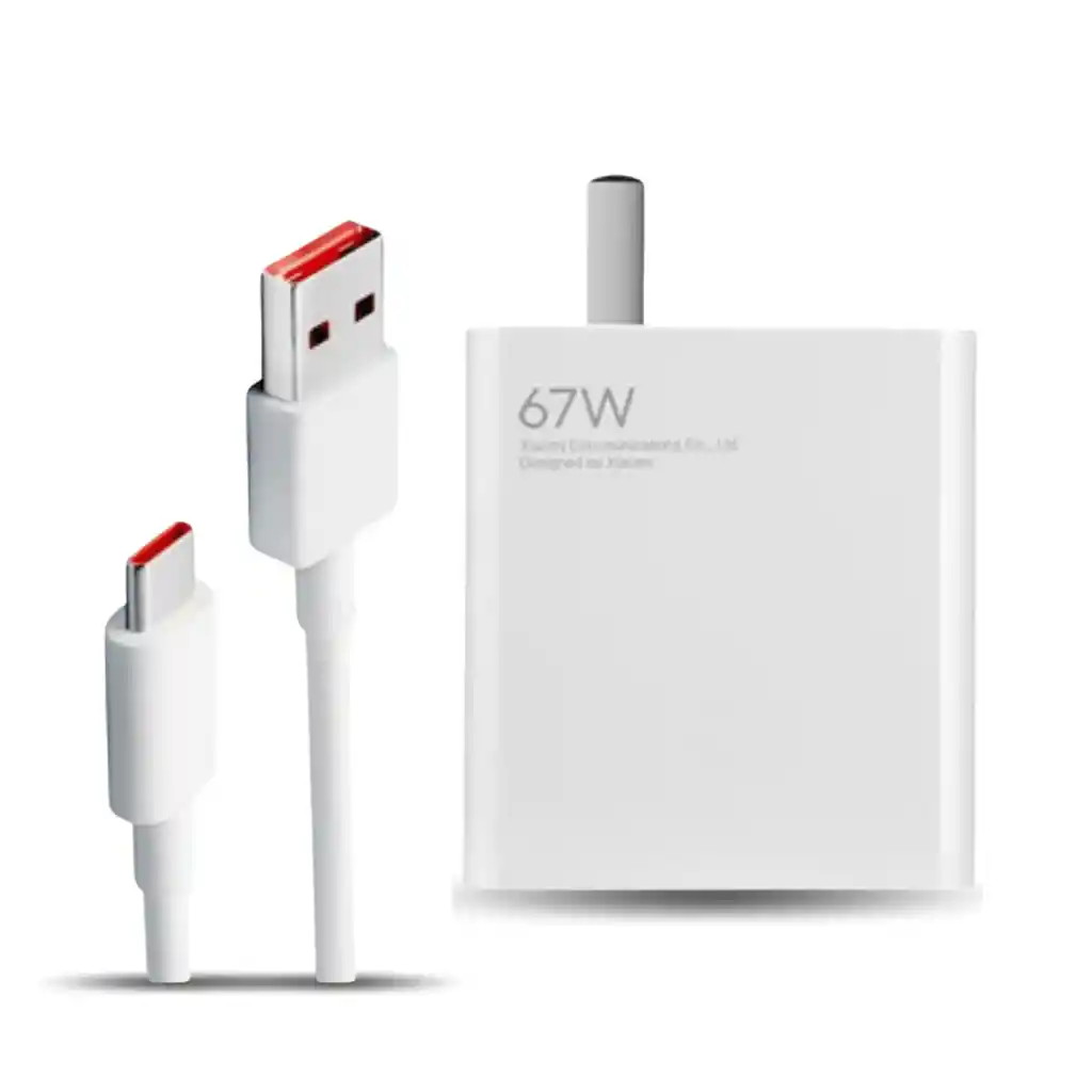 Cargador 67w Tipo Xiaomi Carga Rapida Aaa Usb A Tipo C