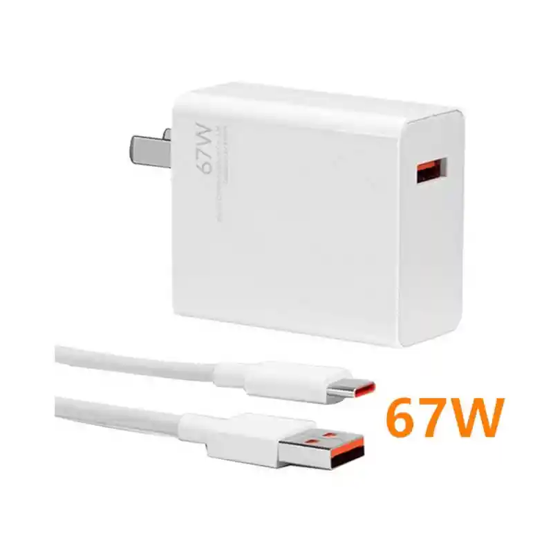 Cargador 67w Tipo Xiaomi Carga Rapida Aaa Usb A Tipo C