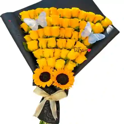 Bouquet De Rosas Amarillas