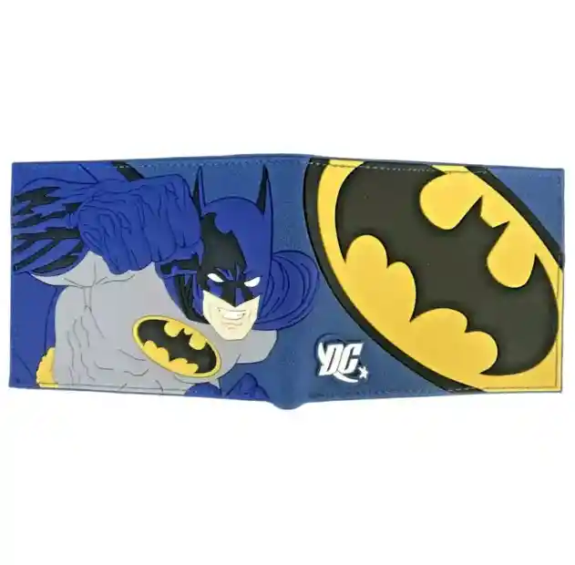 Billetera Batman Dc Goma Siliconada