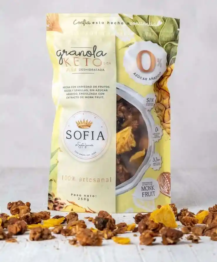 Granola Keto Piña Sj 250gr