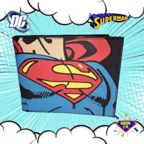 Billetera Superman Dc Goma Siliconada