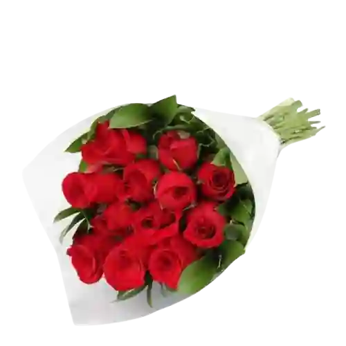Rosas Rojas En Bouquet