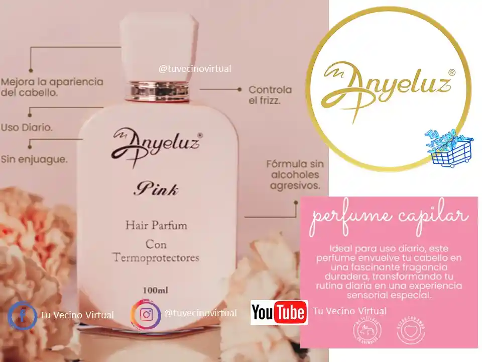 Perfume Capilar Pink Anyeluz