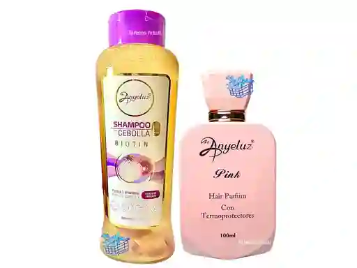 Shampoo De Cebolla Y Perfume Capilar Pink Anyeluz
