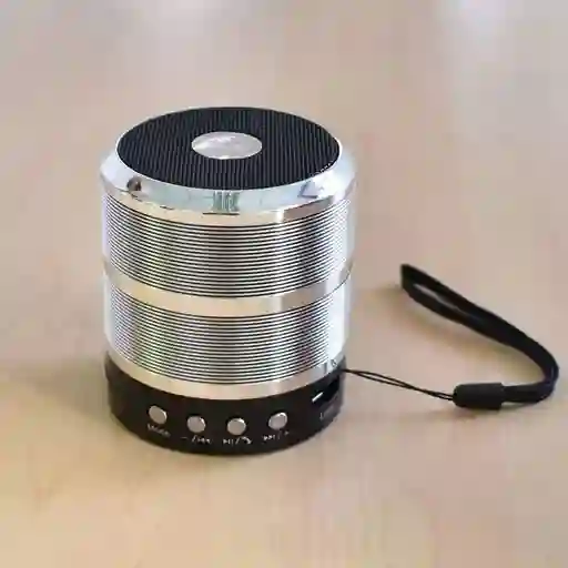 Mini Parlante Ws-887 Plateado