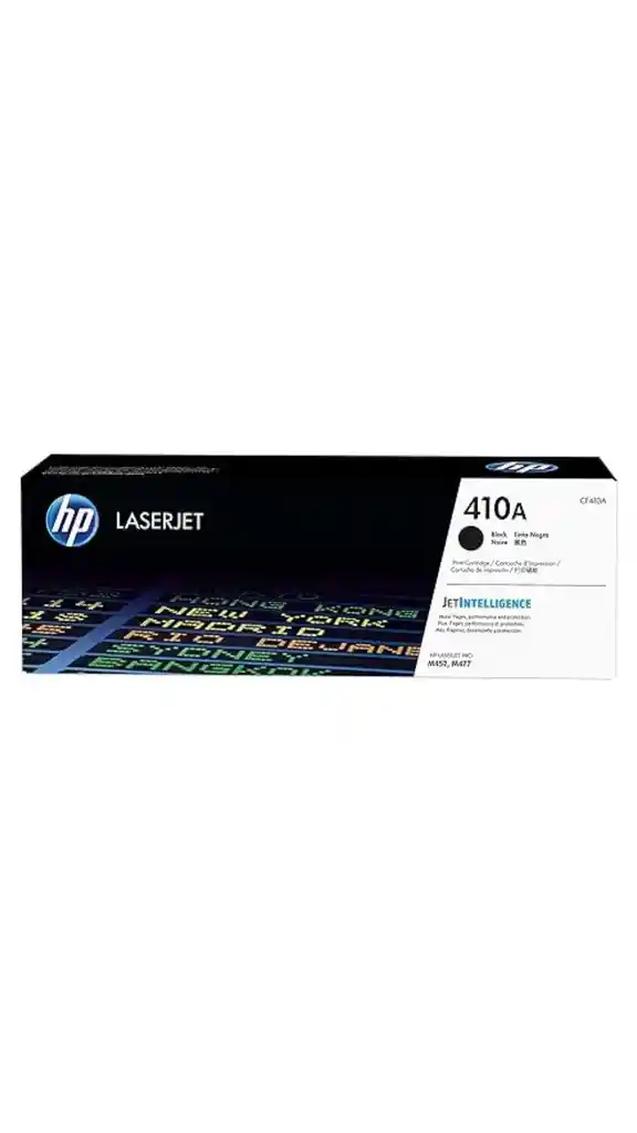 Hp Cartucho De Tóner Negro 410a