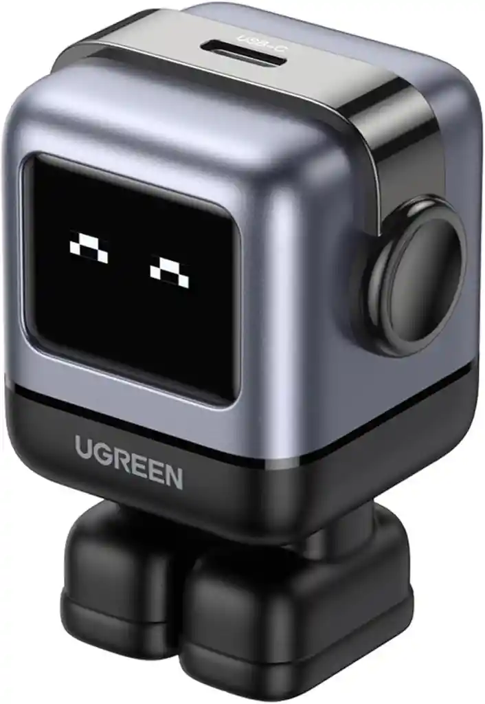 Cargador Usb-c 30w Nexode - Robot Cargador Con Pantalla Color Negro