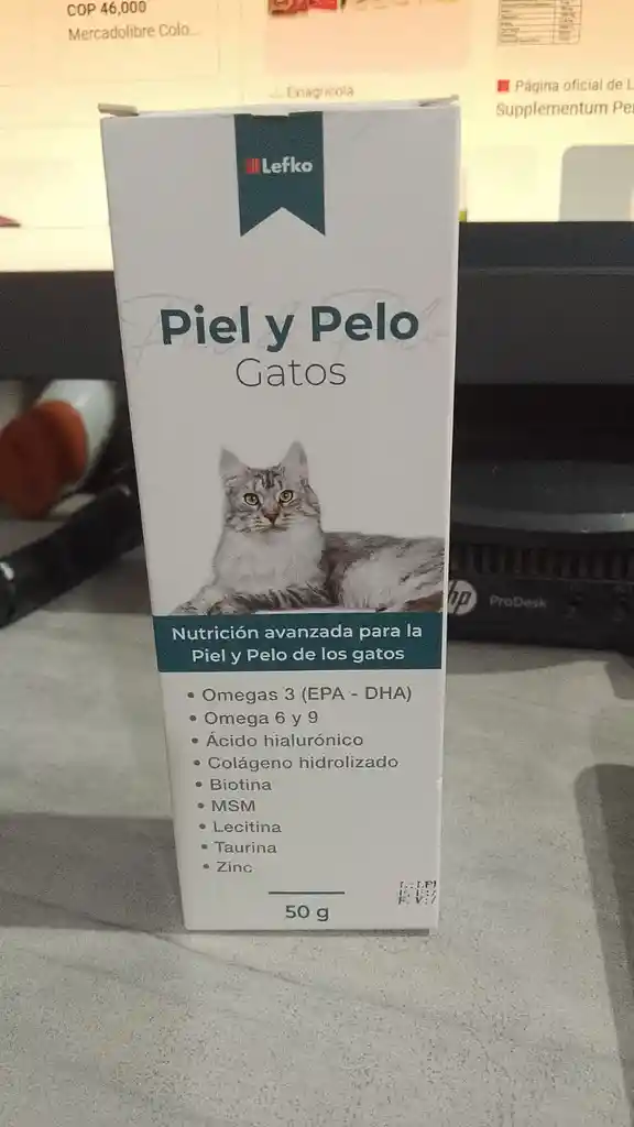 Suplemento Alimenticio Piel Y Pelo Para Gatos