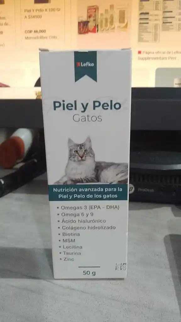 Suplemento Alimenticio Piel Y Pelo Para Gatos