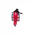 Juguete Coleccionable Moto Scooter Vespa Inglaterra Ref: My66 - M2211 Metalica Con Retroceso - Largo X 12cm Juego, Juguete, Coleccion, Vehiculo, Regalo, Cumpleaños, Amor, Feliz Dia, Metal, Sonido, Resistente