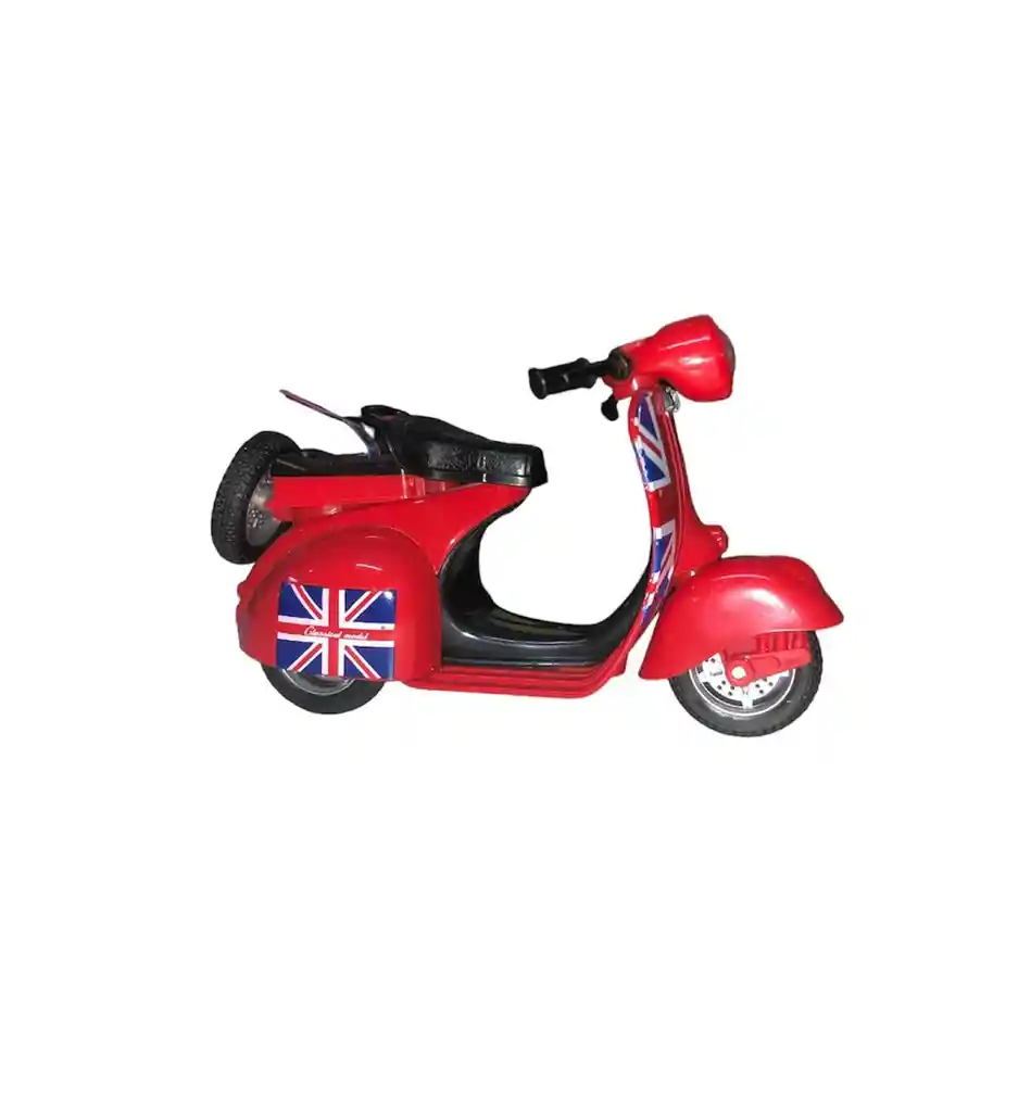 Juguete Coleccionable Moto Scooter Vespa Inglaterra Ref: My66 - M2211 Metalica Con Retroceso - Largo X 12cm Juego, Juguete, Coleccion, Vehiculo, Regalo, Cumpleaños, Amor, Feliz Dia, Metal, Sonido, Resistente