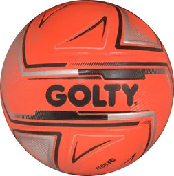 Balón De Fútbol #5 Golty Competencia Laminado Tech Fc/ Naranja