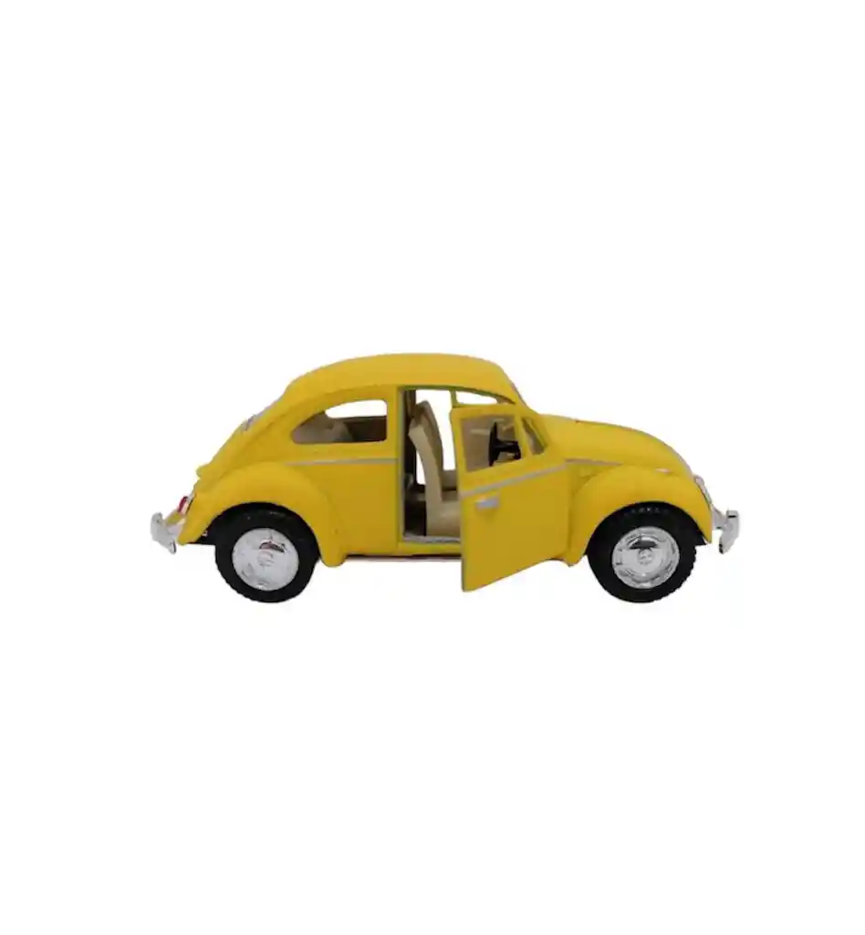 Juguete Coleccionable Carro Volkswagen Beetle Pichirilo 1967 Ref: Kt5057dm Amarillo Metalico Con Retroceso Largo X 14cm Juego, Juguete, Coleccion, Vehiculo, Regalo, Cumpleaños, Amor, Feliz Dia, Metal, Sonido, Resistente