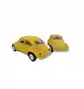 Juguete Coleccionable Carro Volkswagen Beetle Pichirilo 1967 Ref: Kt5057dm Amarillo Metalico Con Retroceso Largo X 14cm Juego, Juguete, Coleccion, Vehiculo, Regalo, Cumpleaños, Amor, Feliz Dia, Metal, Sonido, Resistente