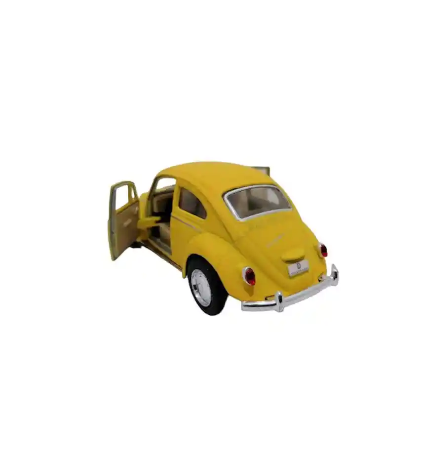 Juguete Coleccionable Carro Volkswagen Beetle Pichirilo 1967 Ref: Kt5057dm Amarillo Metalico Con Retroceso Largo X 14cm Juego, Juguete, Coleccion, Vehiculo, Regalo, Cumpleaños, Amor, Feliz Dia, Metal, Sonido, Resistente