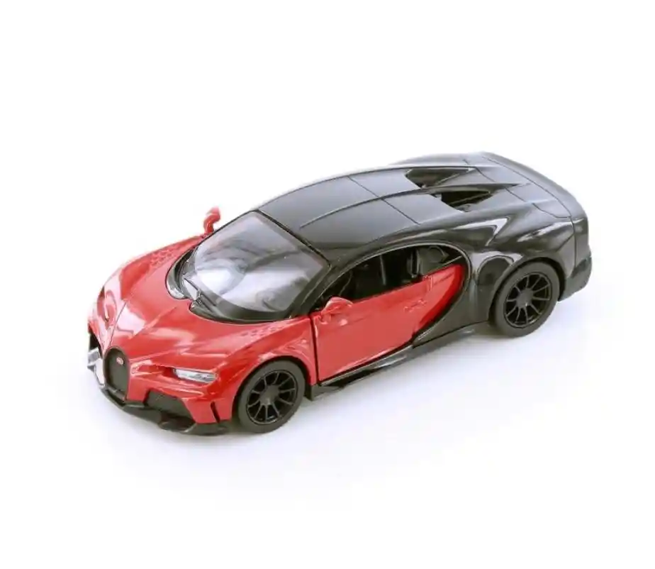 Juguete Coleccionable Carro Bugatti Chiron Supersport Carmesi Rojo Ref: Kt5423d Metalico Con Retroceso - Largo X 14cm Juego, Juguete, Coleccion, Vehiculo, Regalo, Cumpleaños, Amor, Feliz Dia, Metal, Sonido, Resistente