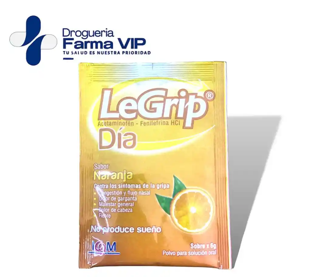 Legrip Dia Naranja 500mg 1 Sbs Icom