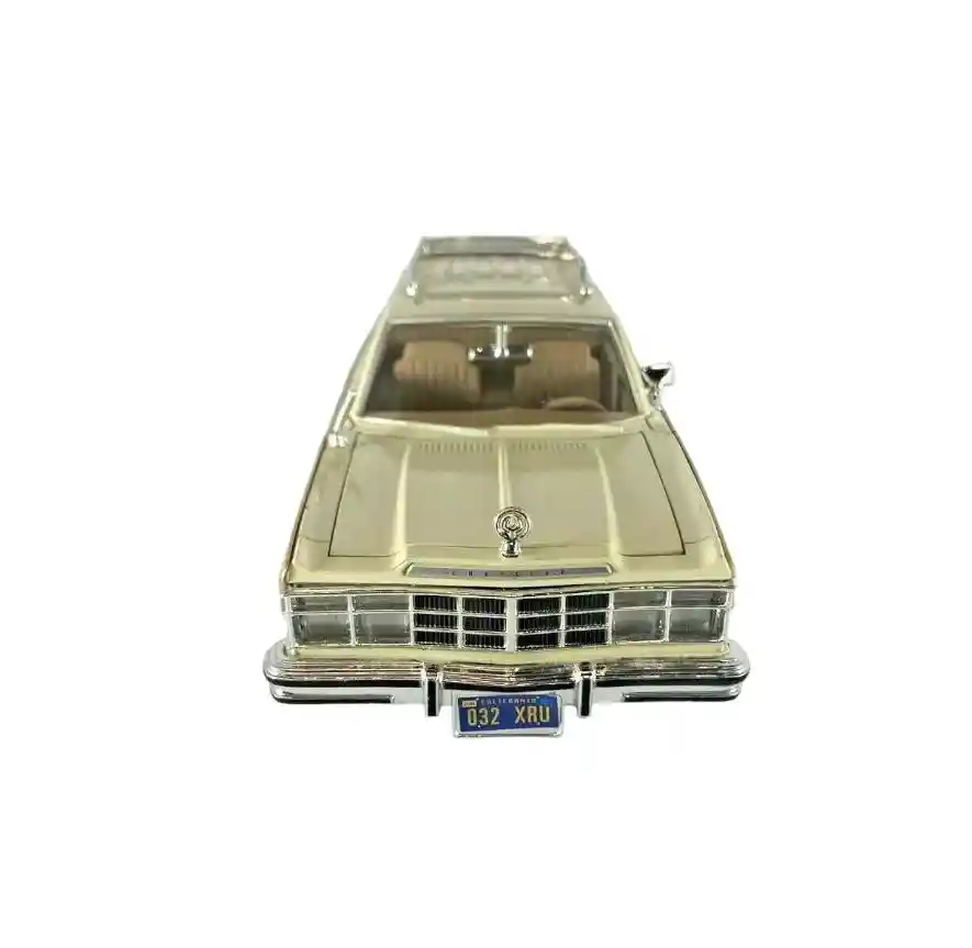 Juguete Coleccionable Camioneta Grande Crysler Lebaron 1979 Color Beige Ref: 73331 Escala 1:24 Metalico Con Retroceso - Largo X 22cm Juego, Juguete, Coleccion, Vehiculo, Regalo, Cumpleaños, Amor, Feliz Dia, Metal, Sonido, Resistente