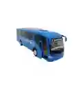 Juguete Coleccionable Bus Flota Coomotor Azul Ref: Ks7101d Escala 1:55 Metalico Con Retroceso - Largo X 18cm Juego, Juguete, Coleccion, Vehiculo, Regalo, Cumpleaños, Amor, Feliz Dia, Metal, Sonido, Resistente