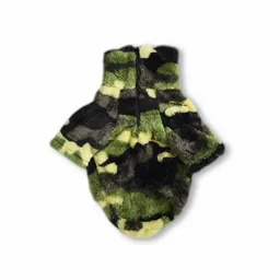 Saco S Cuello Alto Cremallera Bisonte Camuflado Verde