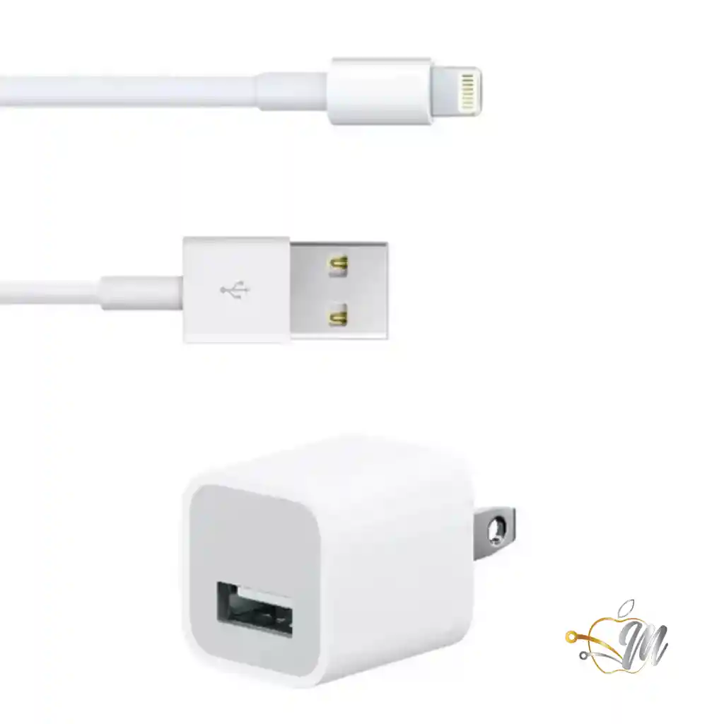 Cargador Completo 5w+ Un Cable 1m Para Iphone