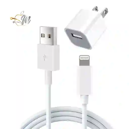 Cargador Completo 5w+ Un Cable 1m Para Iphone