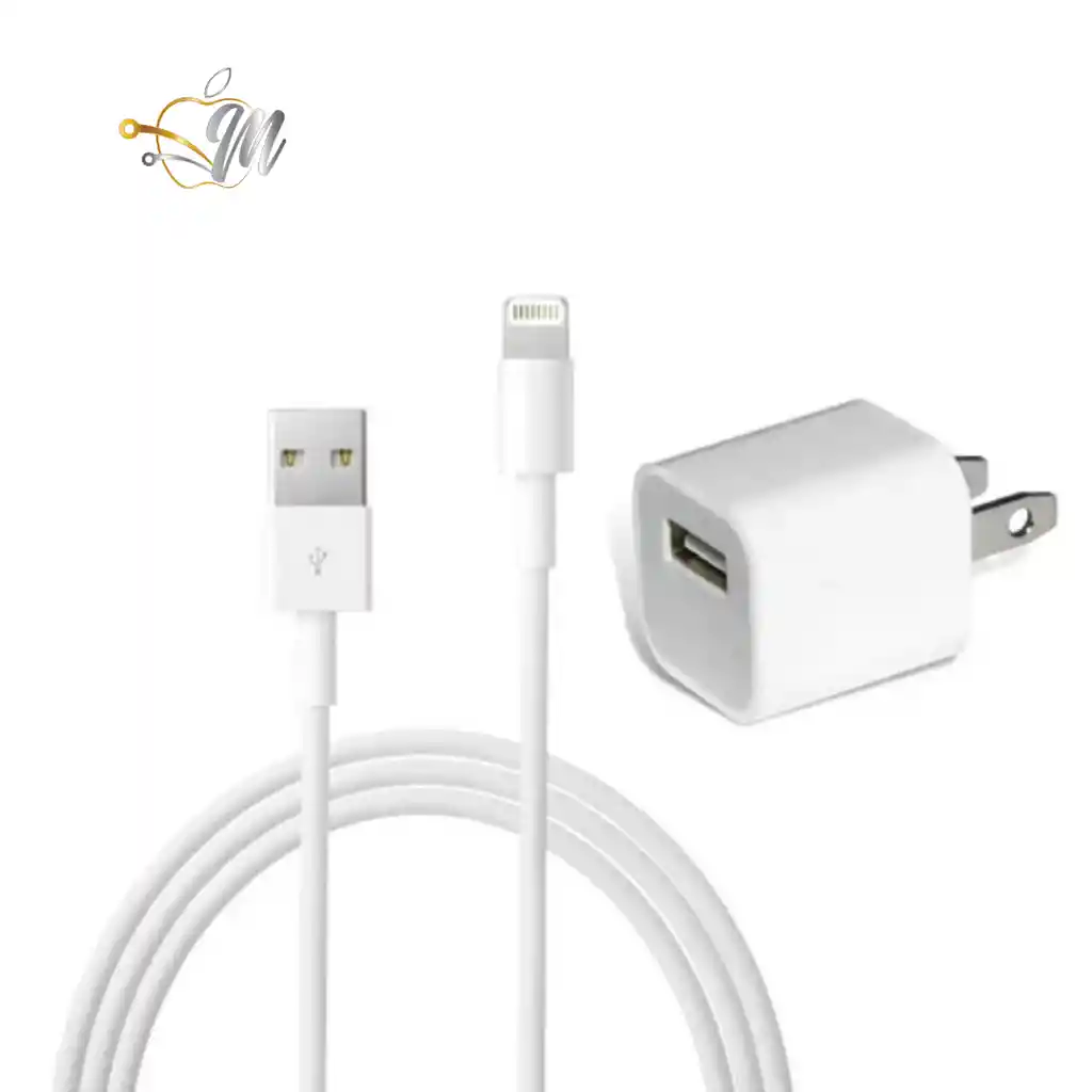 Cargador Completo 5w+ Un Cable 1m Para Iphone
