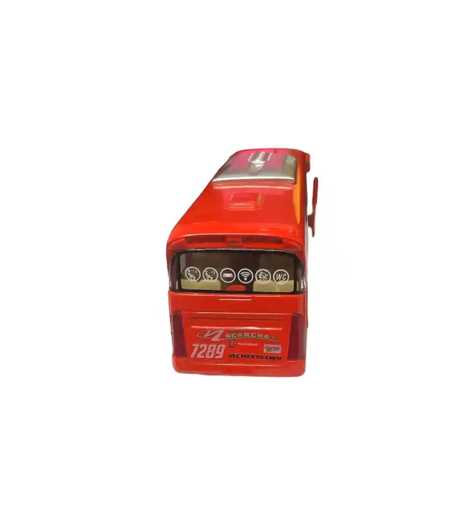 Juguete Coleccionable Bus Flota Escala 1:55 Macarena Rojo Ref: Ks7101d Metalico Con Retroceso - Largo X 18cm Juego, Juguete, Coleccion, Vehiculo, Regalo, Cumpleaños, Amor, Feliz Dia, Metal, Sonido, Resistente