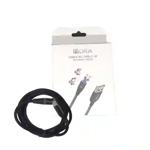 Cable Magnetico 3 En 1 Tipo C Tipo V8 Iphone