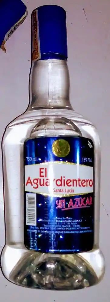 El Aguardientero Santa Lucia Sin Azucar