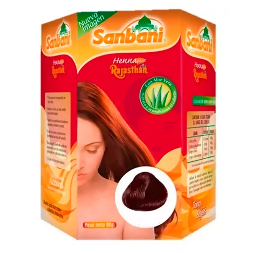 Sanbani Rajasthan Henna Café Moca Claro 4.53 X 80gr