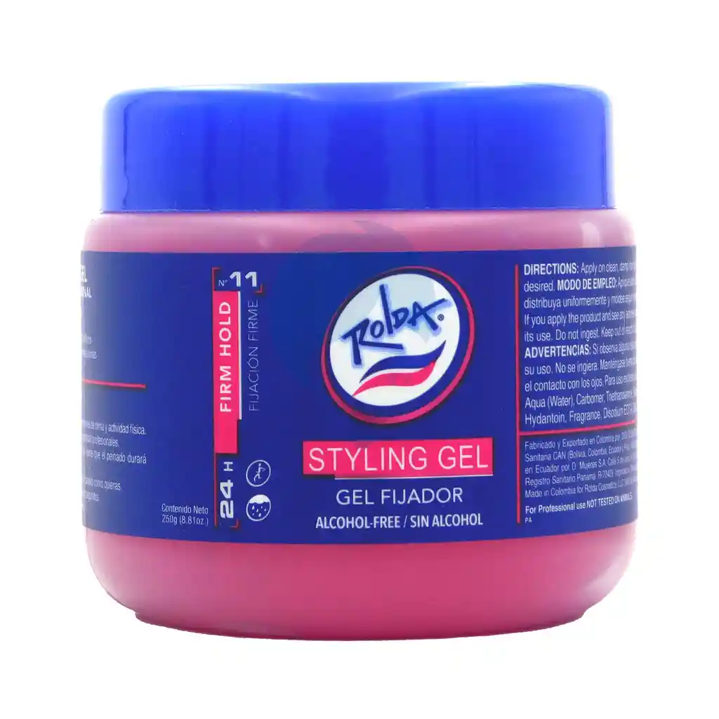 Rolda Gel Capilar Rojo X250 Gr