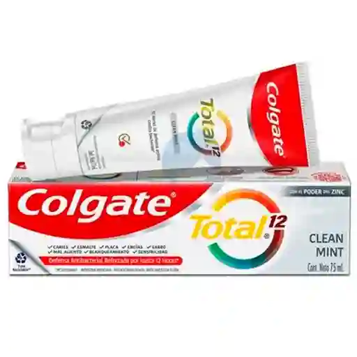 Colgate Crema Dental Total12 Clean Mint X 75ml